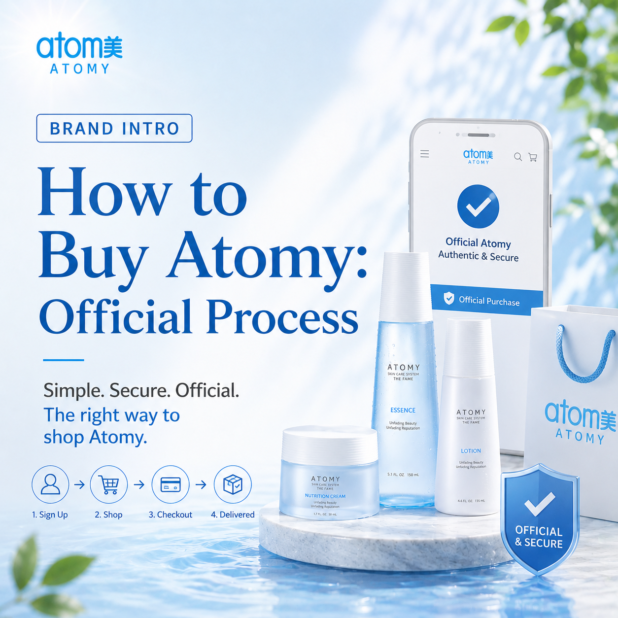 Atomy 製品の購入方法: 公式のグローバル プロセス