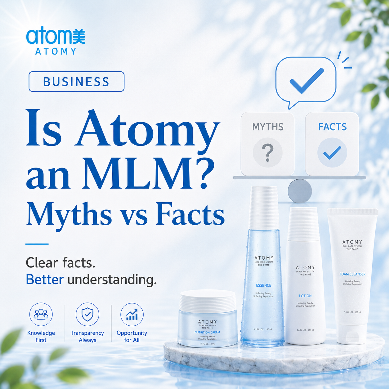 Atomy は MLM ですか?神話と事実を区別する